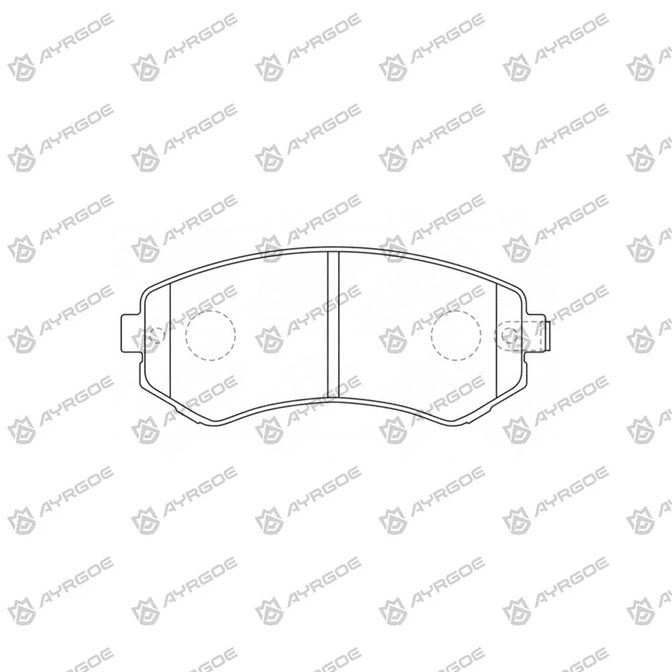 D1116MH Bromsbelägg för Subaru Legacy B11BD