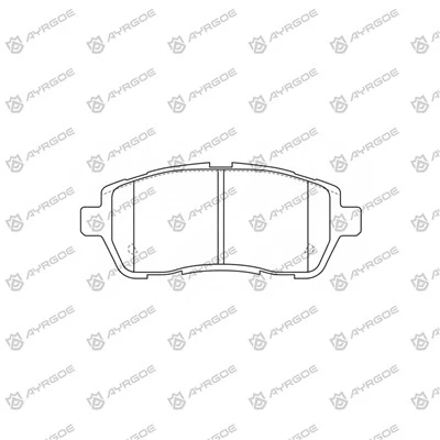 D0051MH Bromsbelägg för Mercedes-Benz Cl 600 216376