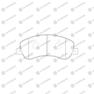 D20147MH Bromsbelägg för Ford Transit 260 FA