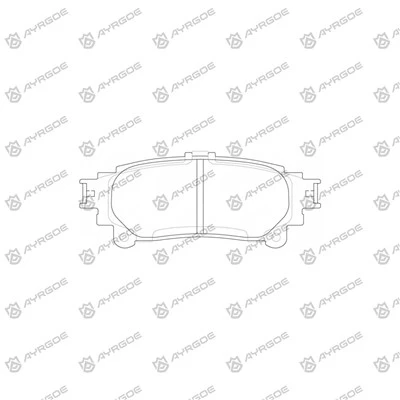 D2329H Bromsbelägg för Lexus är GSE35