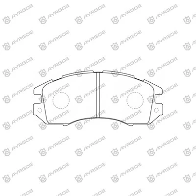 D7014M bromsbelägg för Subaru Legacy B10BC