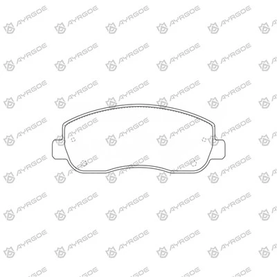 PN 0 639W Bromsbelägg för Renault Master T35 FV 0 C, FV 0 D, FV 0 G, FV 0 H, FV0K